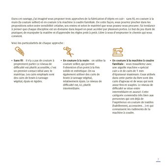 Apprendre à coudre le cuir