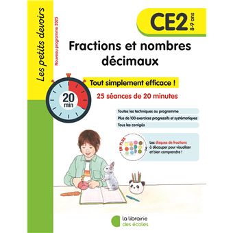 Les Petits Devoirs - Fractions et nombres décimaux CE2