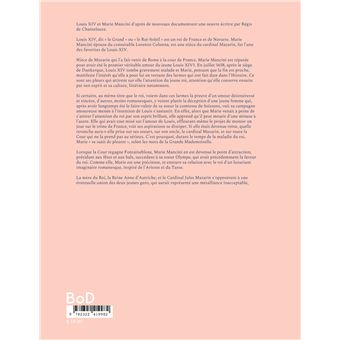 Louis XIV et Marie Mancini d'après de nouveaux documents