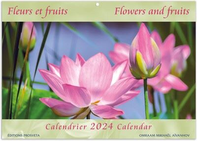 Calendrier Chevalet (S) 2024 - Fleurs - MIDORI