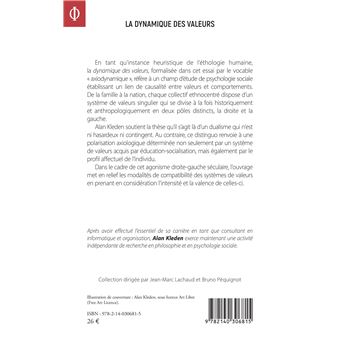 La dynamique des valeurs