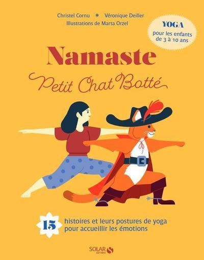 Namaste petit chat botté ! - Christel Cornu - broché