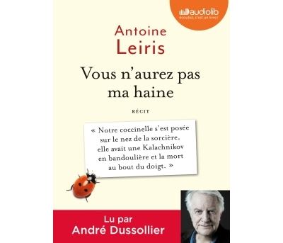 Vous n'aurez pas ma haine