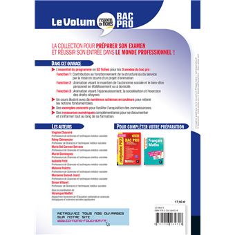 Le Volum' Bac pro - Animation - Enfance et personnes âgées - Révision et entraînement