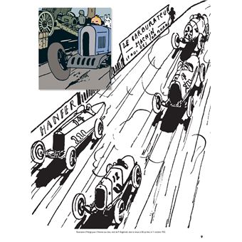 Tintin et les autos européennes