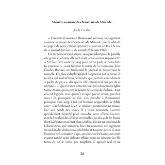 Recueil de nouvelles 2020