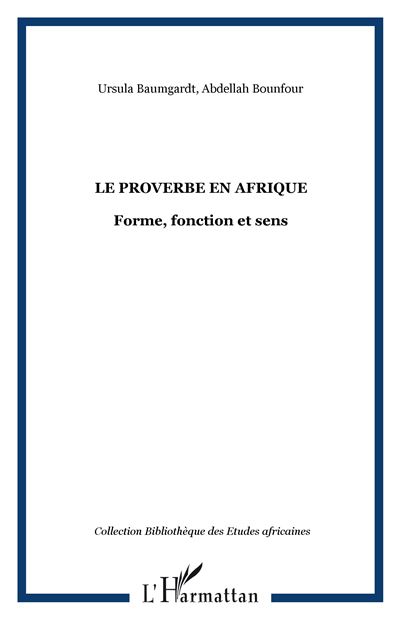 Le proverbe en Afrique
