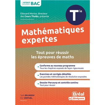 Enseignement optionnel mathématiques expertes terminale
