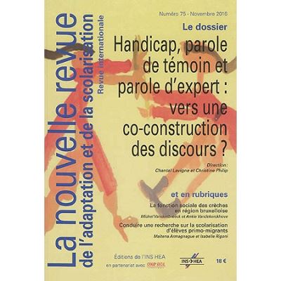 Handicap, parole de témoin et parole d'expert