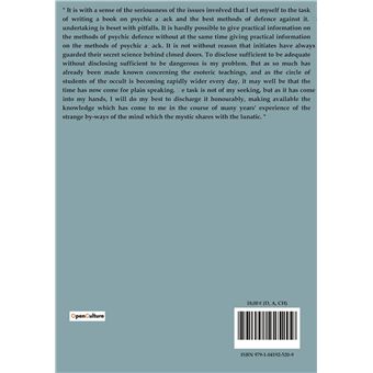 Pyschic self defense