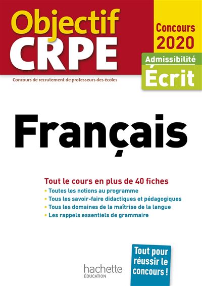 franþais fiches admissibilite ecrit