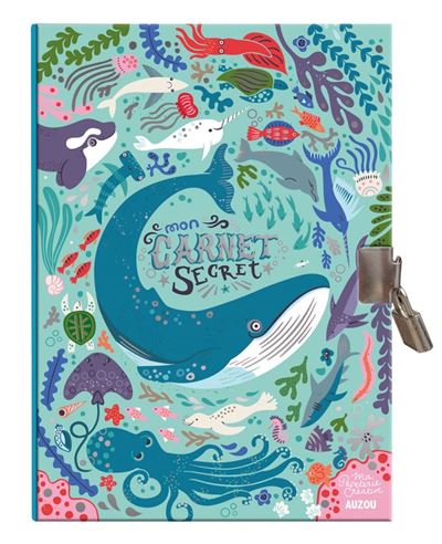 Mon carnet secret - océan - Paula Mc Gloin - relié