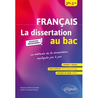dissertation type bac francais