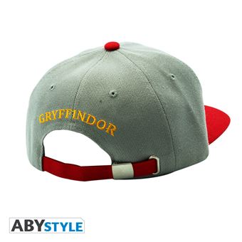 Harry potter casquette snapback gris et rouge gryffondor