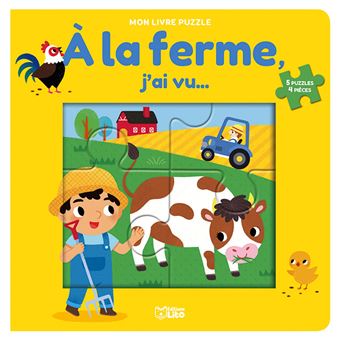 À la ferme, j'ai vu...