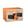 Pack Compact Lumix TZ80 Noir + Etui de protection + Carte mémoire Panasonic SDHC 8 Go