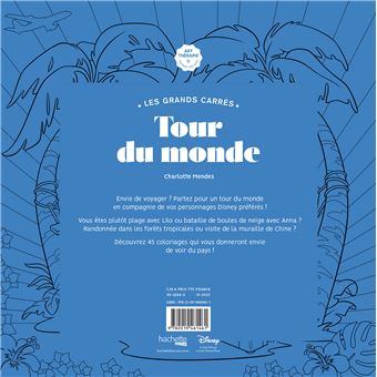 Les grands carrés Disney Tour du Monde