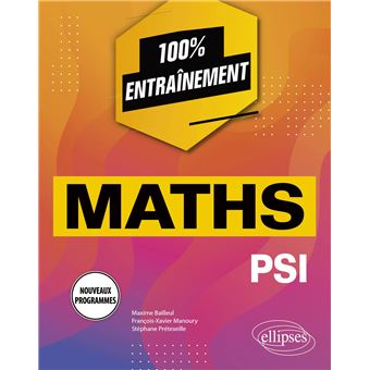 Mathématiques PSI - Programmes 2022