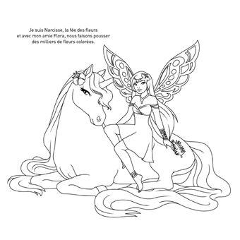 Ma pochette Licornes et fées - Cartes à pailleter et à colorier