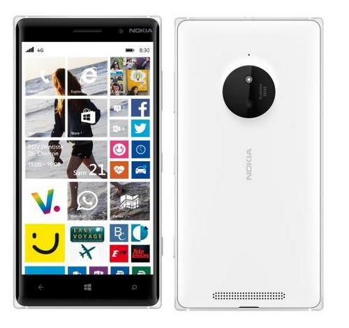 Nokia Lumia 830 - blanc - 4G LTE - 16 Go - GSM - Windows Phone