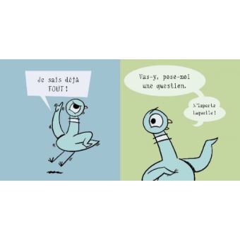 Le pigeon doit aller a l'ecole!