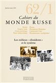 Cahiers du monde russe, n° 62/1 - Les milieux dissidents et
