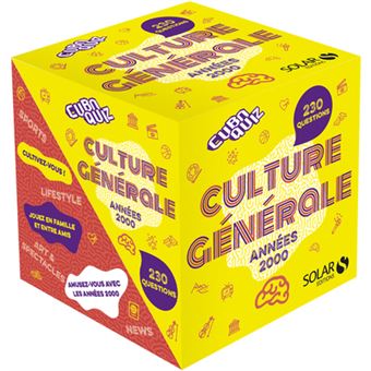 Cuboquiz culture générale années 2000