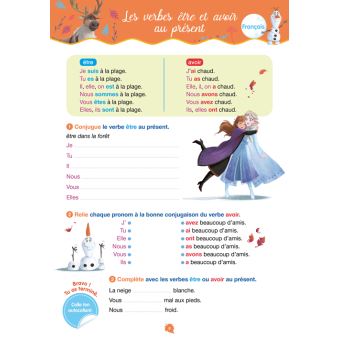 Disney - Reine des Neiges - Du CE1 au CE2 - Cahier de vacances 2022