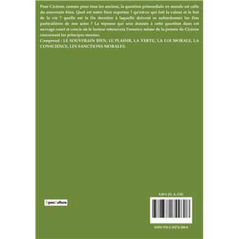 Les idées morales de Cicéron