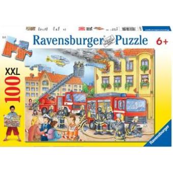 Puzzle 100 p XXL - Nos pompiers - 1