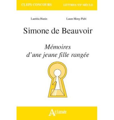 Simone de Beauvoir, Mémoires d’une jeune fille rangée