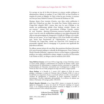 Etat et nation au Congo-Zaïre de 1960 à 1990
