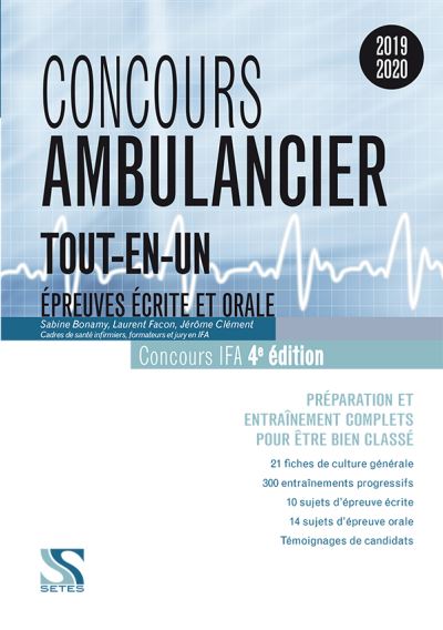 Concours ambulancier 2019-2020 Tout-en-un