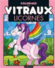 Coloriage de vitraux - Licornes