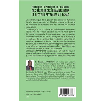 Politiques et pratiques de la gestion des ressources humaines dans le secteur pétrolier au Tchad