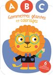 Le lion - Gommettes géantes et coloriages