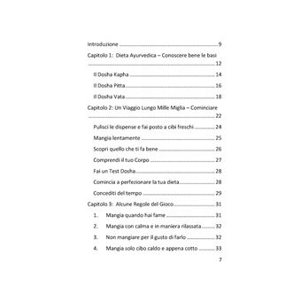 Dieta Ayurvedica per  Perdere Peso