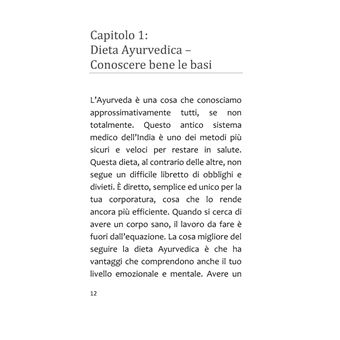 Dieta Ayurvedica per  Perdere Peso