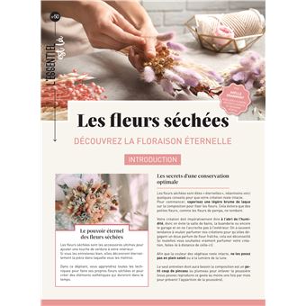 Les fleurs séchées