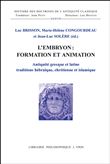 L'embryon. Formation et animation