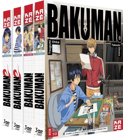 Coffret Bakuman Saisons 1 et 2 DVD