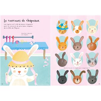Les lapins - Mes petits autocollants Usborne