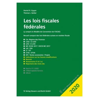 Les lois fiscales fédérales 2020