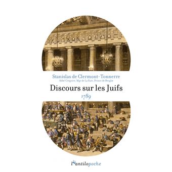 Discours sur les Juifs 1789
