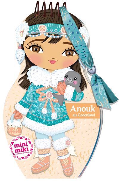 Minimiki - carnet créatif - Anouk au Groenland - Collectif - broché