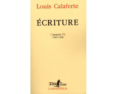 Écriture 1985-1986