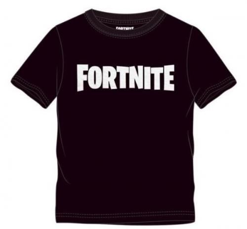 FORTNITE T-SHIRT-BLACK LOGO-152CM