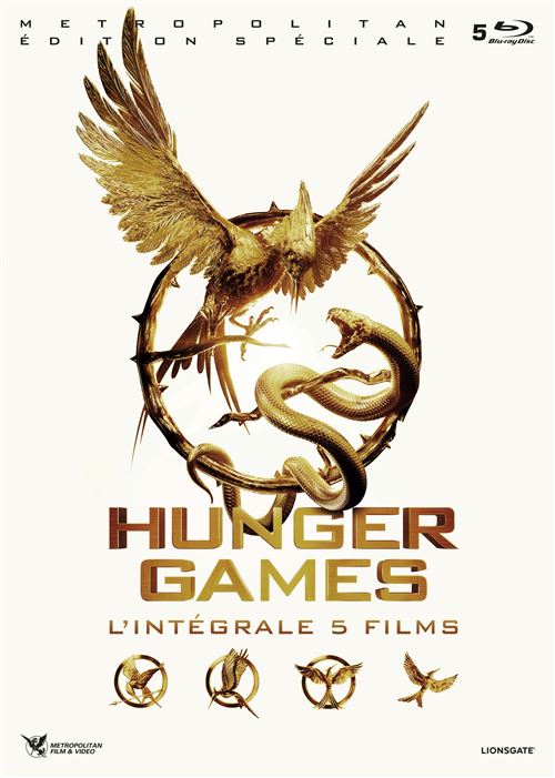 Coffret Hunger Games 5 Films Blu-ray - Précommande & date de sortie