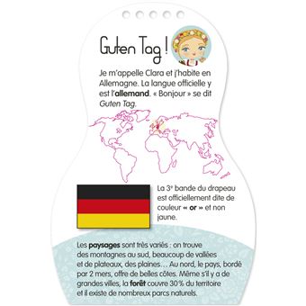 Minimiki - Carnet créatif Clara en Allemagne