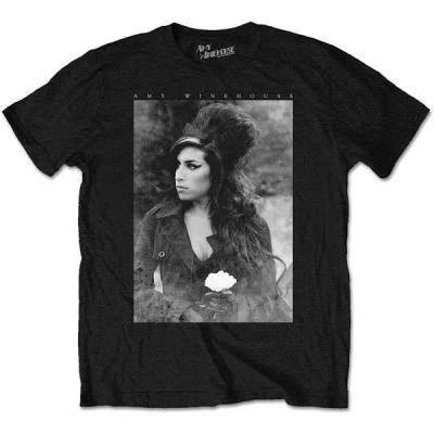 Flower Portrait Men Black Extra Large Amy Winehouse